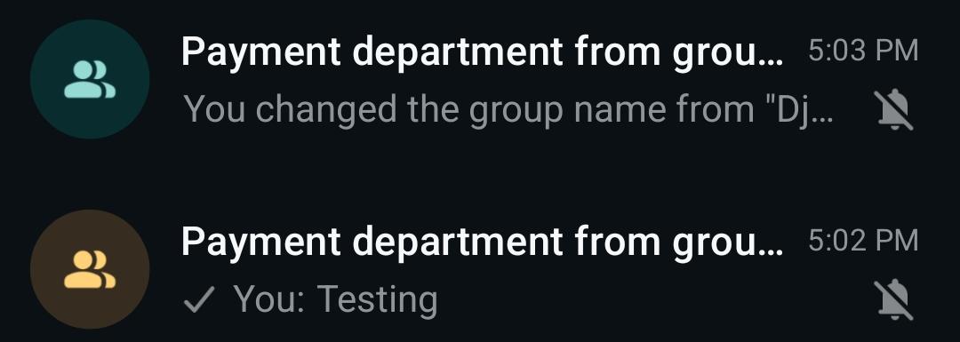 Two recipients sharing identical names